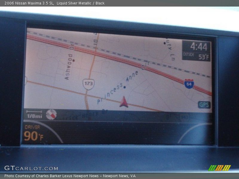 Liquid Silver Metallic / Black 2006 Nissan Maxima 3.5 SL