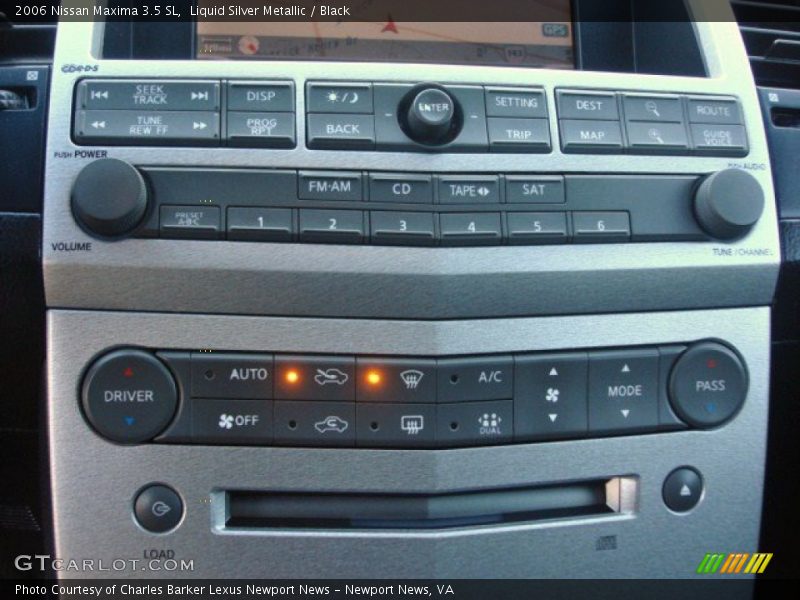 Liquid Silver Metallic / Black 2006 Nissan Maxima 3.5 SL