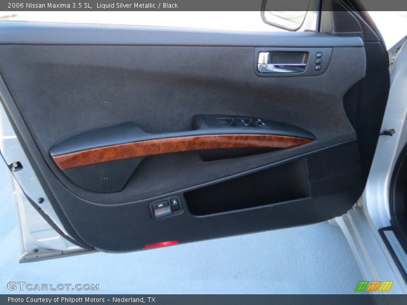 Liquid Silver Metallic / Black 2006 Nissan Maxima 3.5 SL