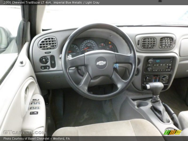 Imperial Blue Metallic / Light Gray 2008 Chevrolet TrailBlazer LT 4x4