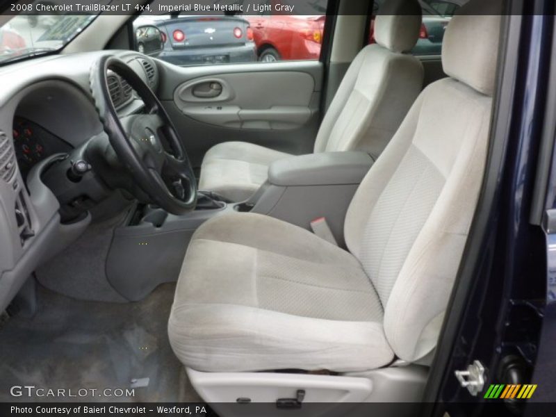 Imperial Blue Metallic / Light Gray 2008 Chevrolet TrailBlazer LT 4x4