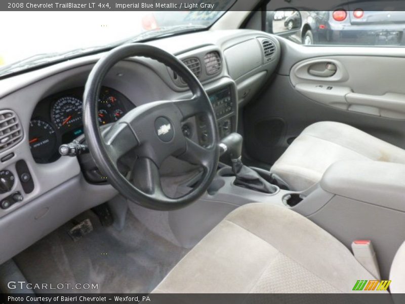 Imperial Blue Metallic / Light Gray 2008 Chevrolet TrailBlazer LT 4x4