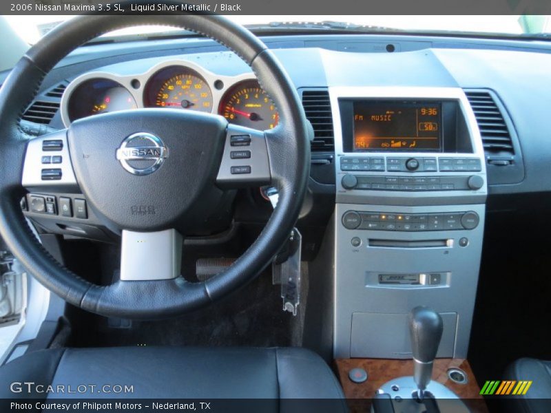 Liquid Silver Metallic / Black 2006 Nissan Maxima 3.5 SL