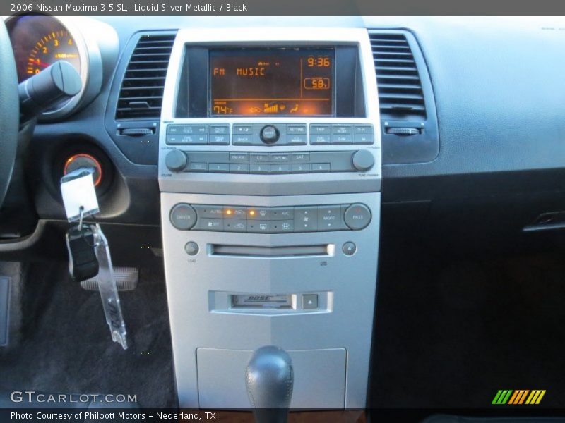 Liquid Silver Metallic / Black 2006 Nissan Maxima 3.5 SL