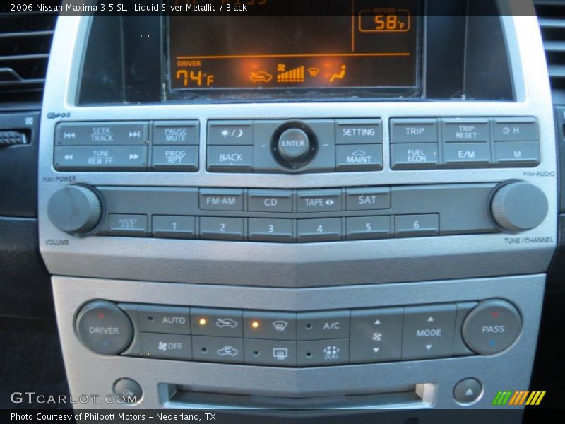 Liquid Silver Metallic / Black 2006 Nissan Maxima 3.5 SL
