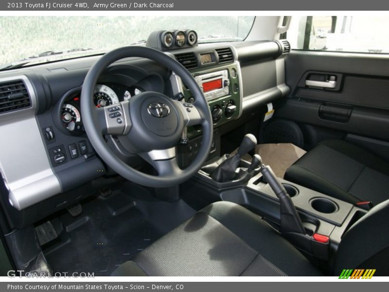 Army Green / Dark Charcoal 2013 Toyota FJ Cruiser 4WD