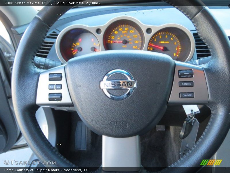 Liquid Silver Metallic / Black 2006 Nissan Maxima 3.5 SL