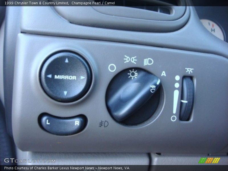 Controls of 1999 Town & Country Limited