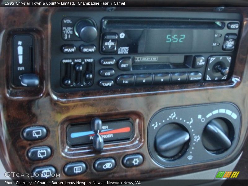 Controls of 1999 Town & Country Limited