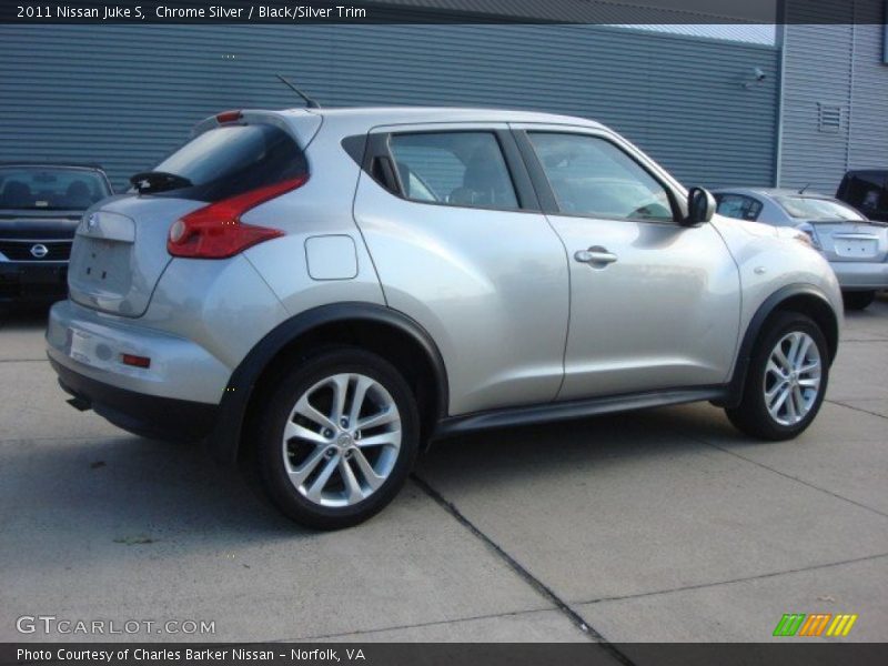 Chrome Silver / Black/Silver Trim 2011 Nissan Juke S