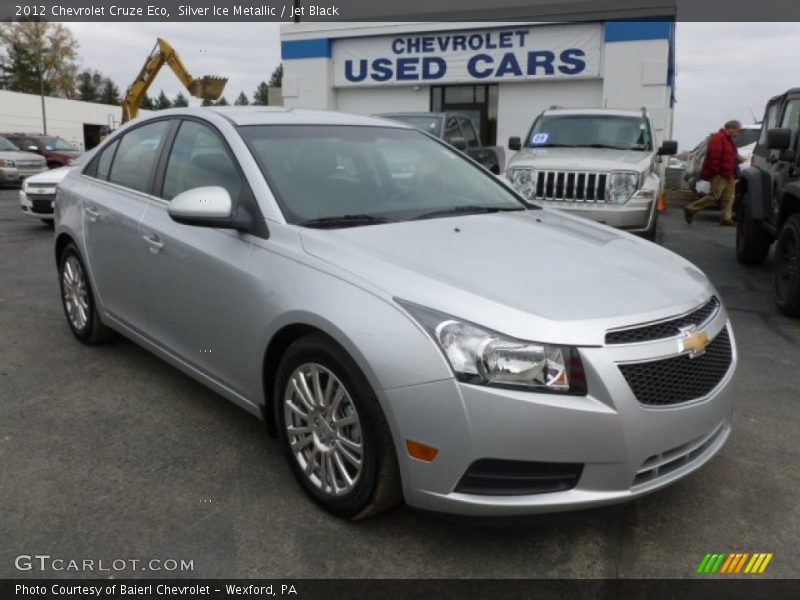 Silver Ice Metallic / Jet Black 2012 Chevrolet Cruze Eco