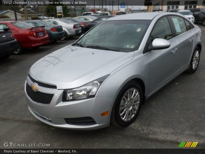 Silver Ice Metallic / Jet Black 2012 Chevrolet Cruze Eco