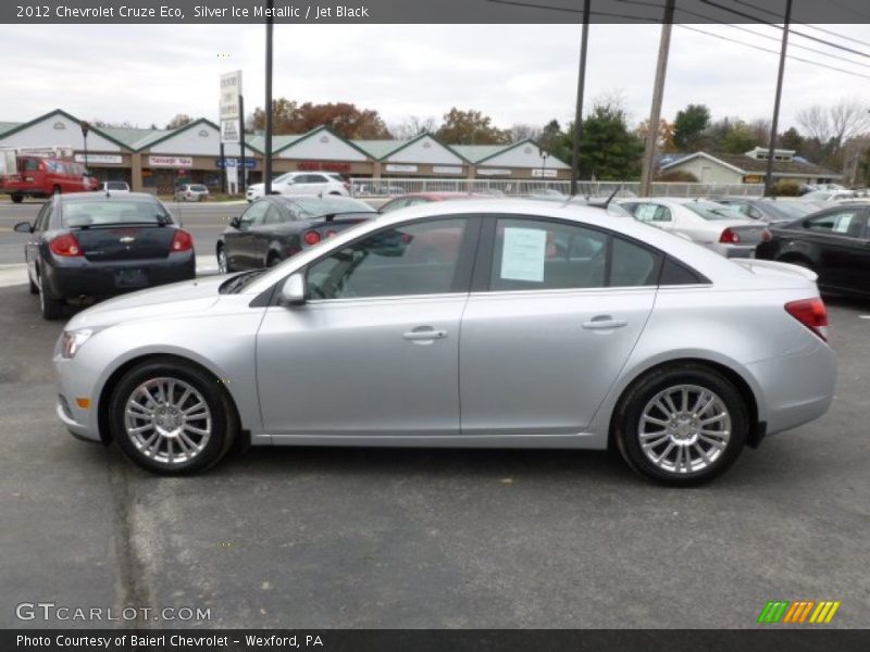 Silver Ice Metallic / Jet Black 2012 Chevrolet Cruze Eco