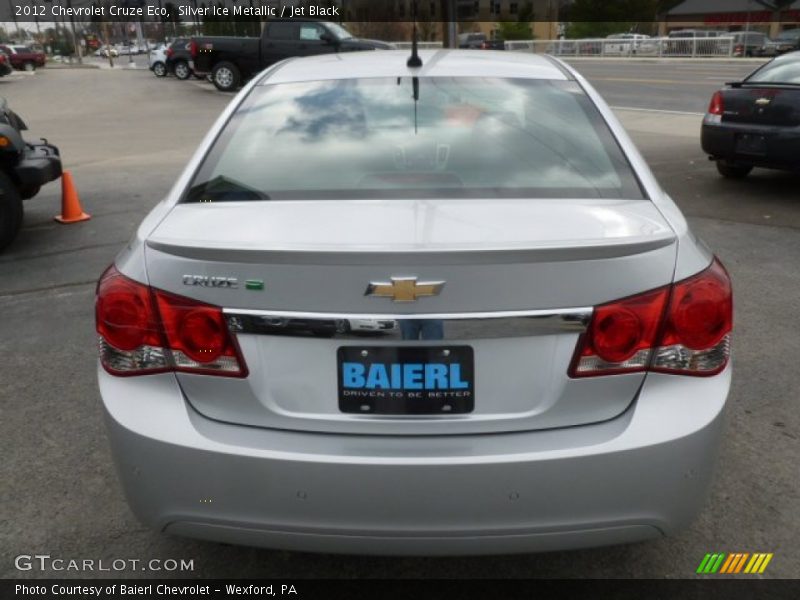 Silver Ice Metallic / Jet Black 2012 Chevrolet Cruze Eco