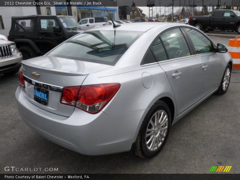 Silver Ice Metallic / Jet Black 2012 Chevrolet Cruze Eco