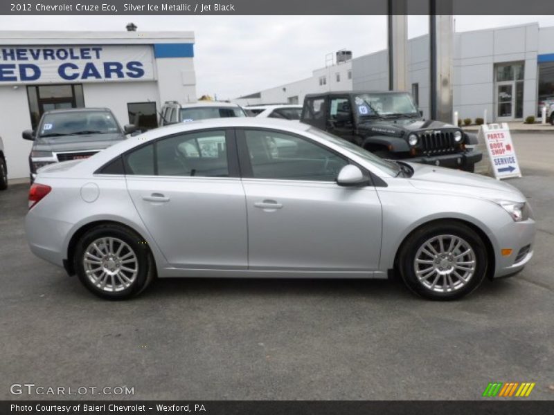 Silver Ice Metallic / Jet Black 2012 Chevrolet Cruze Eco