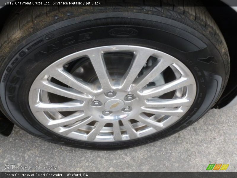 Silver Ice Metallic / Jet Black 2012 Chevrolet Cruze Eco
