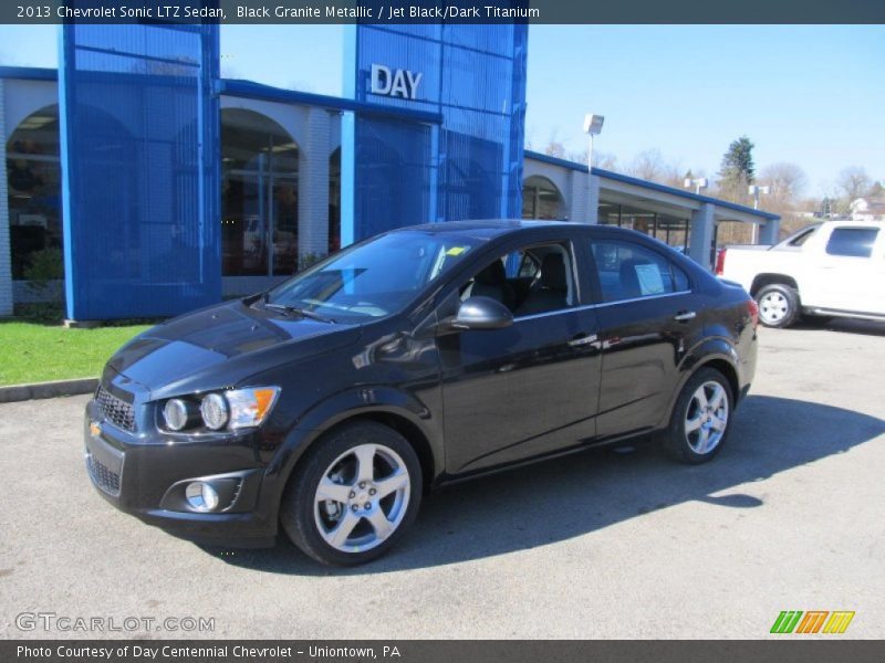 Black Granite Metallic / Jet Black/Dark Titanium 2013 Chevrolet Sonic LTZ Sedan