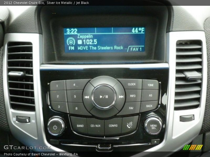 Silver Ice Metallic / Jet Black 2012 Chevrolet Cruze Eco