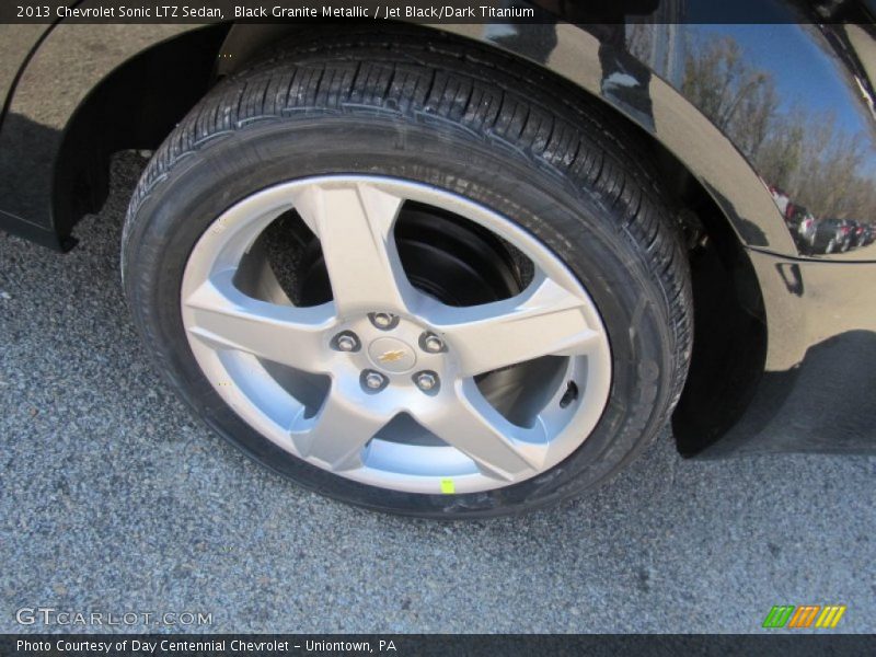 Black Granite Metallic / Jet Black/Dark Titanium 2013 Chevrolet Sonic LTZ Sedan