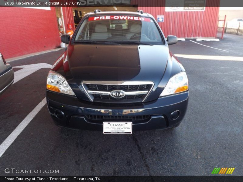 Midnight Blue / Gray 2009 Kia Sorento LX