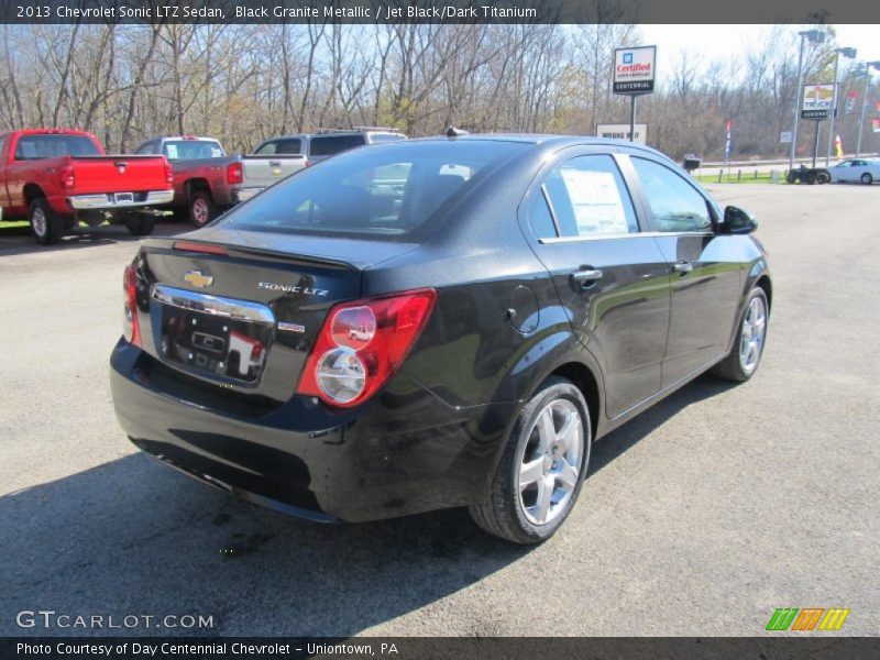 Black Granite Metallic / Jet Black/Dark Titanium 2013 Chevrolet Sonic LTZ Sedan