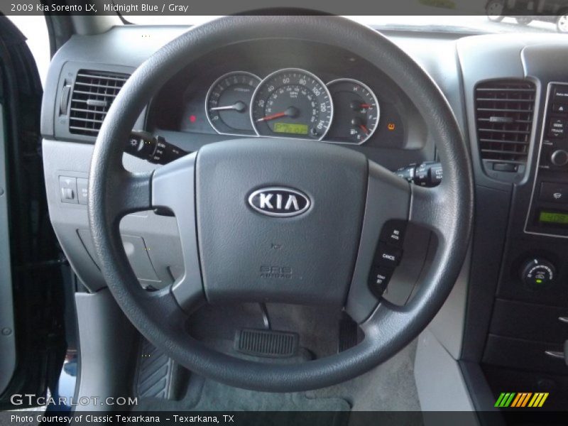Midnight Blue / Gray 2009 Kia Sorento LX