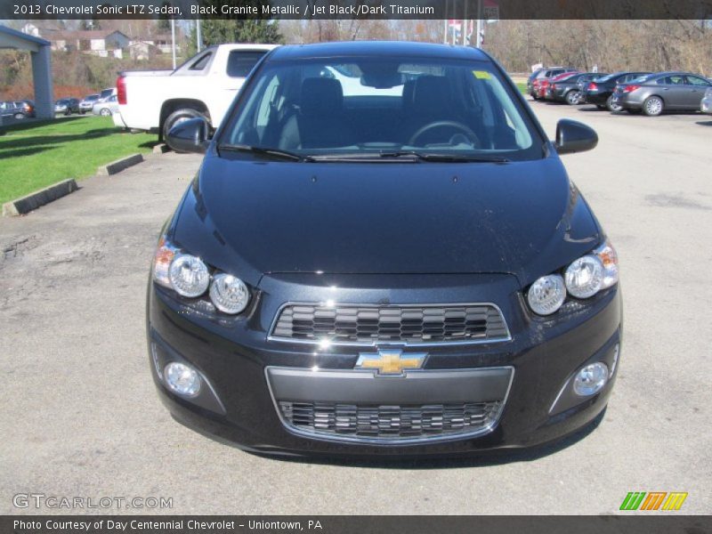 Black Granite Metallic / Jet Black/Dark Titanium 2013 Chevrolet Sonic LTZ Sedan
