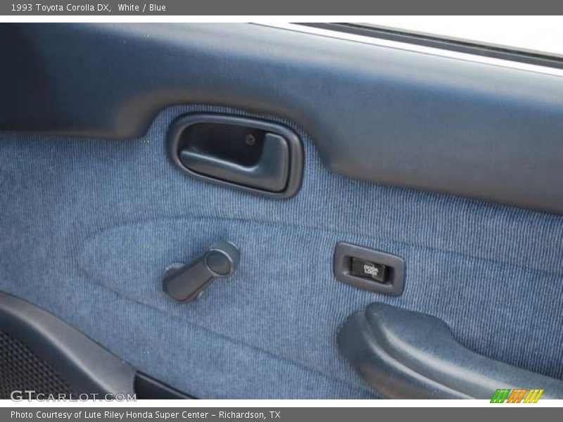 White / Blue 1993 Toyota Corolla DX