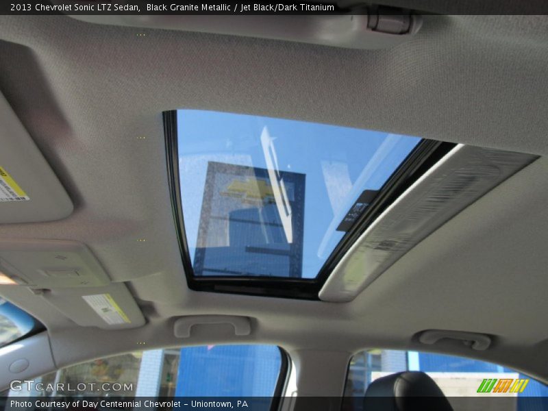 Black Granite Metallic / Jet Black/Dark Titanium 2013 Chevrolet Sonic LTZ Sedan