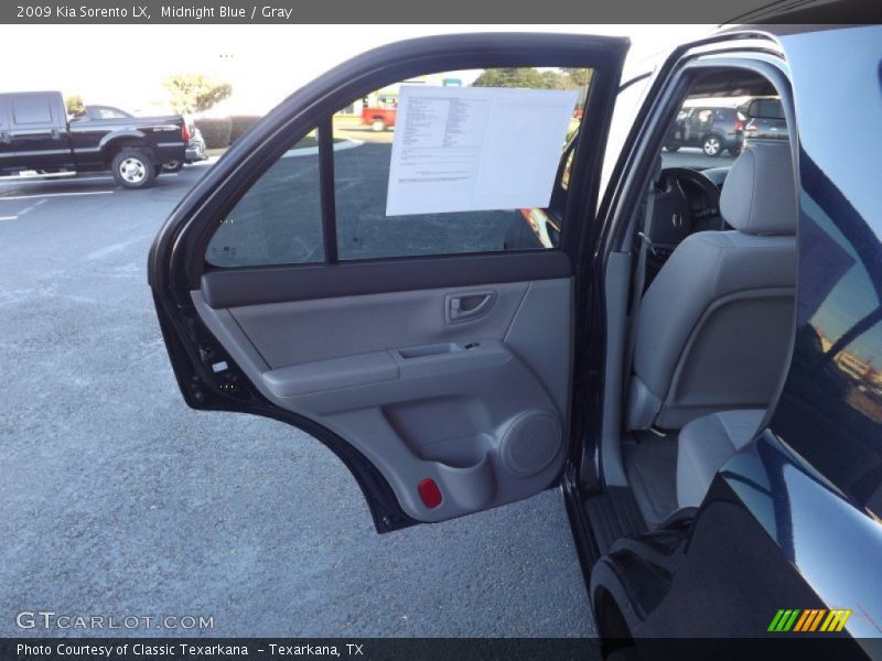 Midnight Blue / Gray 2009 Kia Sorento LX