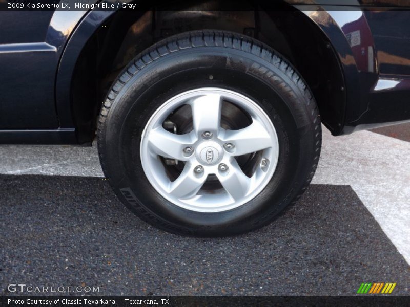 Midnight Blue / Gray 2009 Kia Sorento LX