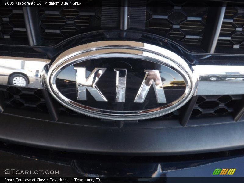 Midnight Blue / Gray 2009 Kia Sorento LX