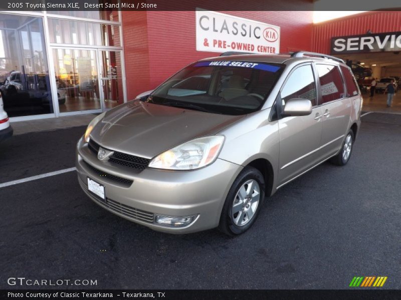Desert Sand Mica / Stone 2005 Toyota Sienna XLE