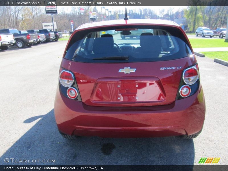 Crystal Red Tintcoat / Dark Pewter/Dark Titanium 2013 Chevrolet Sonic LT Hatch