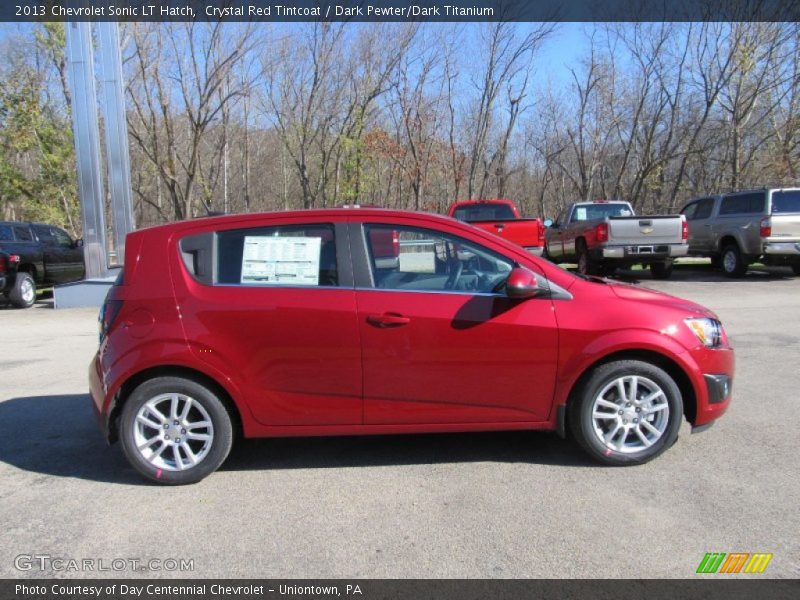  2013 Sonic LT Hatch Crystal Red Tintcoat