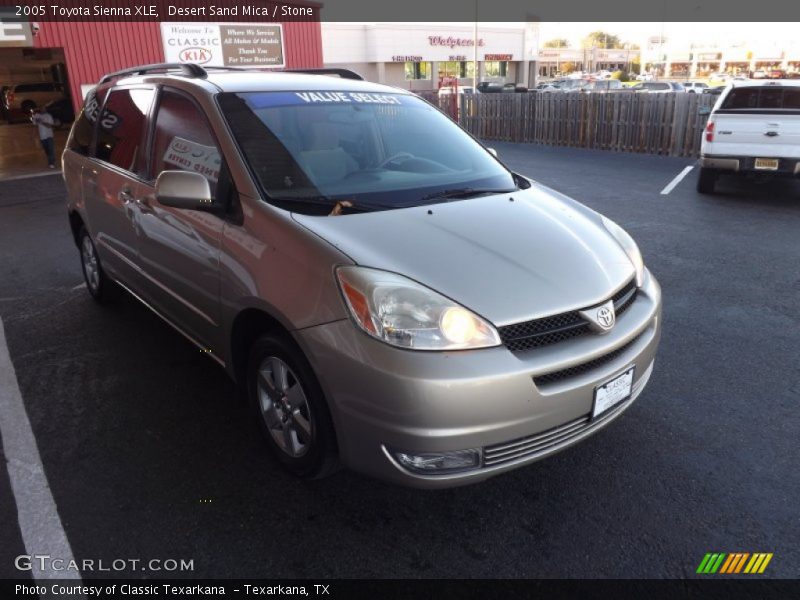 Desert Sand Mica / Stone 2005 Toyota Sienna XLE