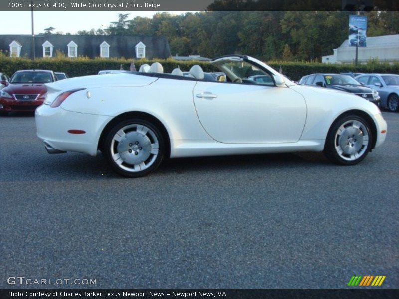 White Gold Crystal / Ecru Beige 2005 Lexus SC 430