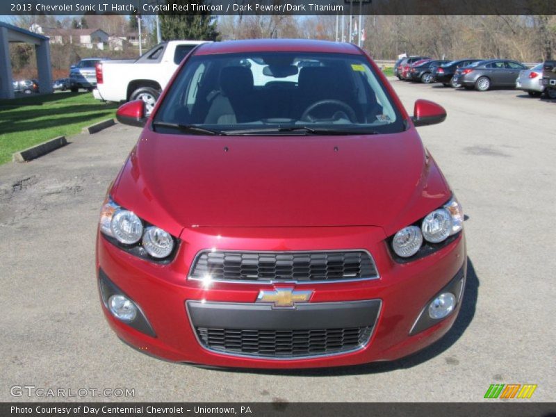 Crystal Red Tintcoat / Dark Pewter/Dark Titanium 2013 Chevrolet Sonic LT Hatch