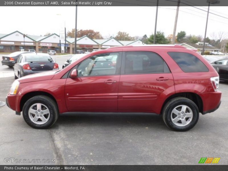 Salsa Red Metallic / Light Gray 2006 Chevrolet Equinox LT AWD