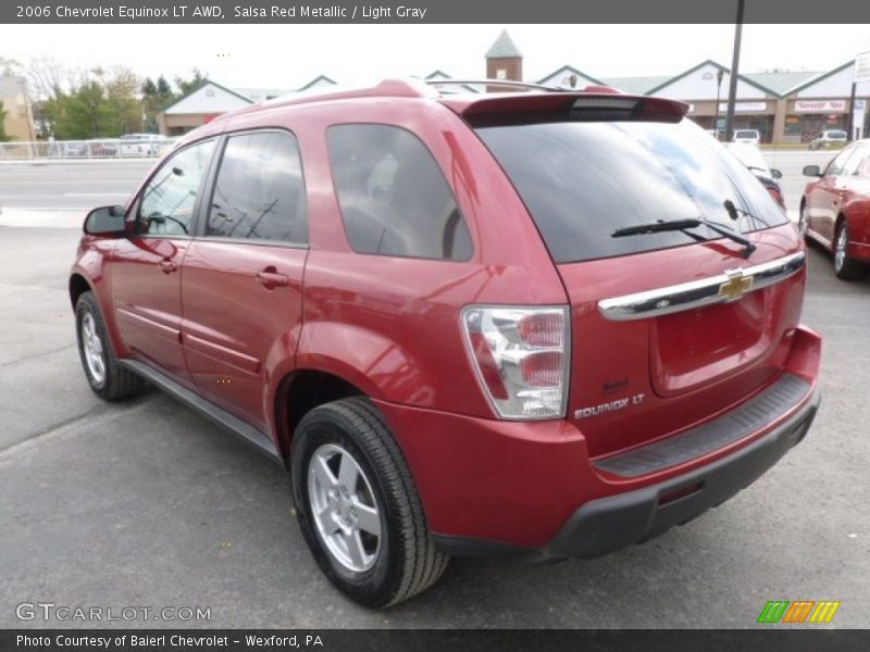 Salsa Red Metallic / Light Gray 2006 Chevrolet Equinox LT AWD