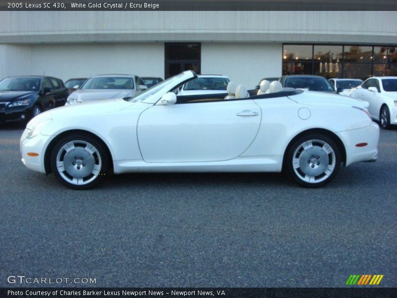  2005 SC 430 White Gold Crystal