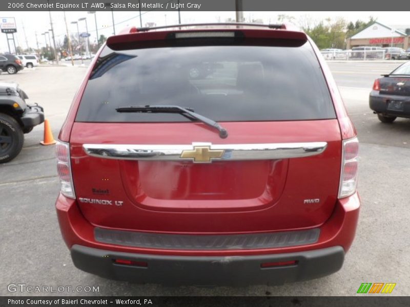 Salsa Red Metallic / Light Gray 2006 Chevrolet Equinox LT AWD