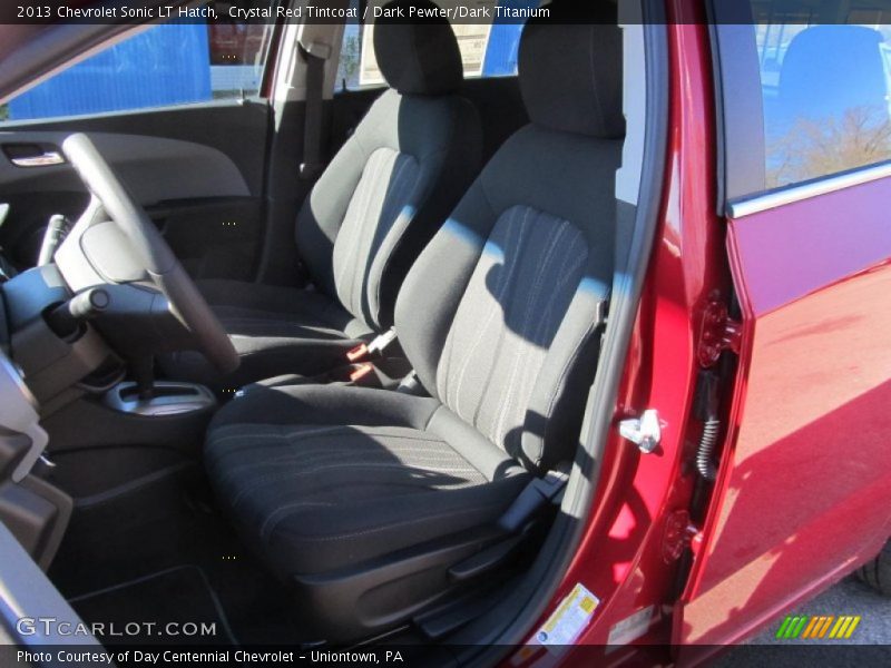 Crystal Red Tintcoat / Dark Pewter/Dark Titanium 2013 Chevrolet Sonic LT Hatch