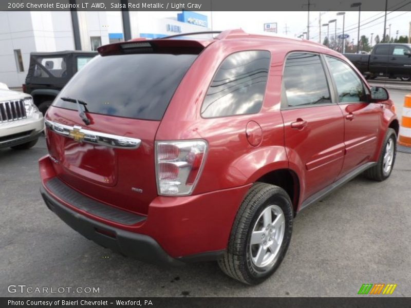 Salsa Red Metallic / Light Gray 2006 Chevrolet Equinox LT AWD