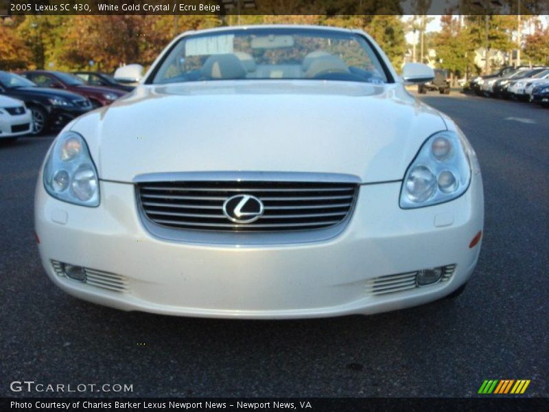 White Gold Crystal / Ecru Beige 2005 Lexus SC 430