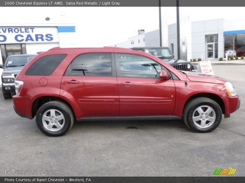 Salsa Red Metallic / Light Gray 2006 Chevrolet Equinox LT AWD