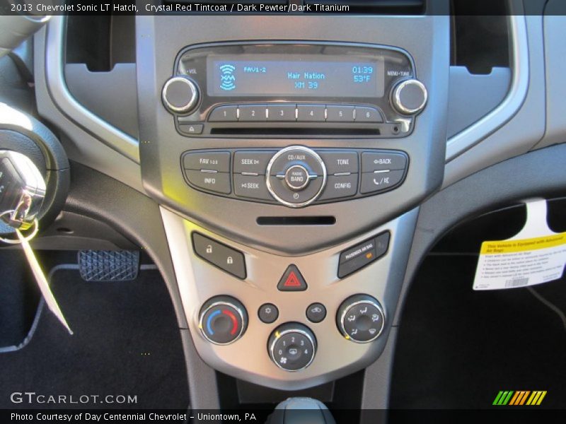 Crystal Red Tintcoat / Dark Pewter/Dark Titanium 2013 Chevrolet Sonic LT Hatch