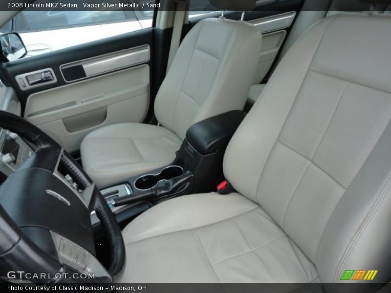 Vapor Silver Metallic / Sand 2008 Lincoln MKZ Sedan