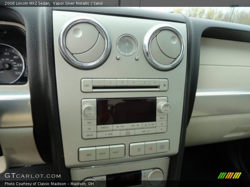 Vapor Silver Metallic / Sand 2008 Lincoln MKZ Sedan